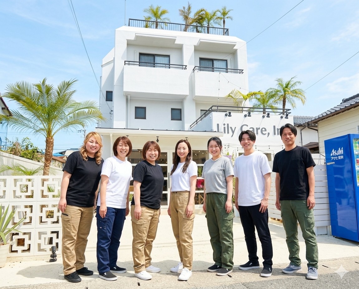 株式会社リリィケア スタッフ集合写真